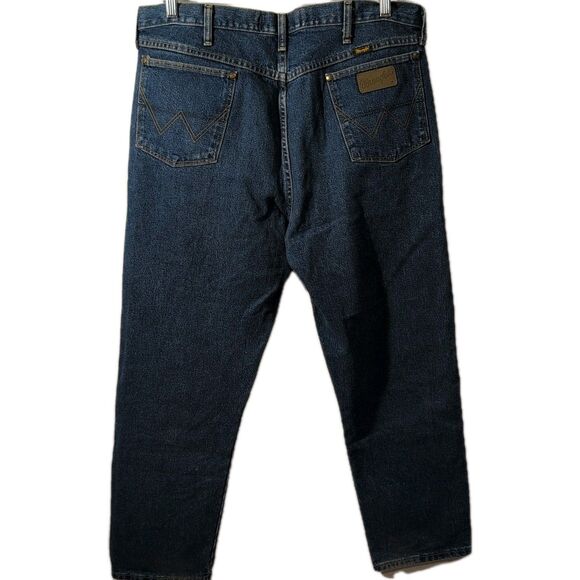 Wrangler George Strait Cowboy Cut Collection Jeans Men's 39x30 Blue Denim - Picture 3 of 10